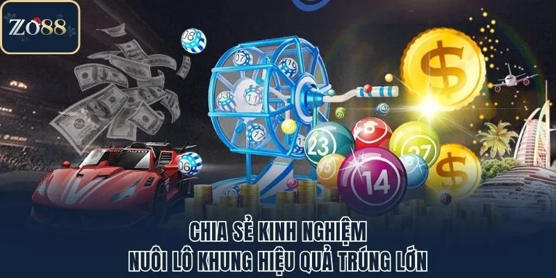 Chia sẻ kinh nghiệm nuôi lô khung hiệu quả trúng lớn